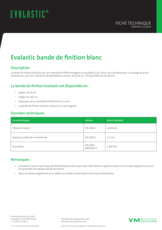 FT - Evalastic bande de finition (blanc)